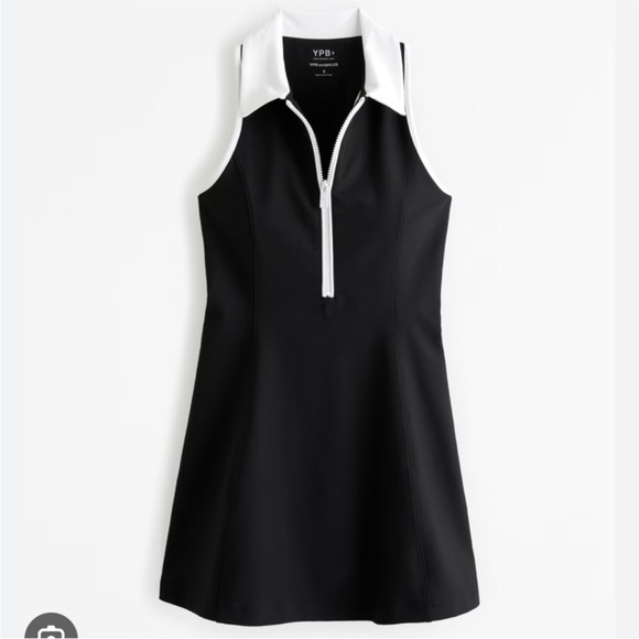 Abercrombie & Fitch Dresses & Skirts - Abercrombie & Fitch Black Mini Dress with White Collar